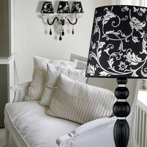 Lampe sur pied - LEONIE - grandoluce - en métal chromé / en cristal / contemporaine