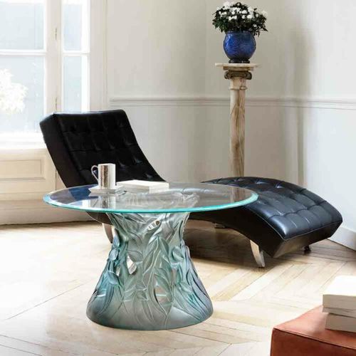 Table basse contemporaine - Vegetale - Daum - en verre trempé / avec piètement en verre trempé / rectangulaire