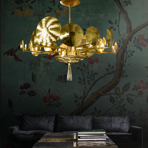 Lustre contemporain - 7260/O/1 - Sigma L2 - en laiton