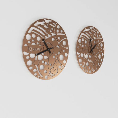 Horloge contemporaine - TIC-TOC - Barel Srl - murale / analogique / en fer
