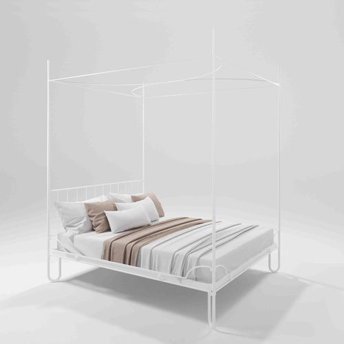 Lit à baldaquin - ARTEMIA - Barel Srl - double / contemporain / avec tête de lit