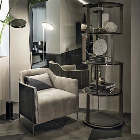 Fauteuil contemporain - HEGE - Shake Design - en cuir