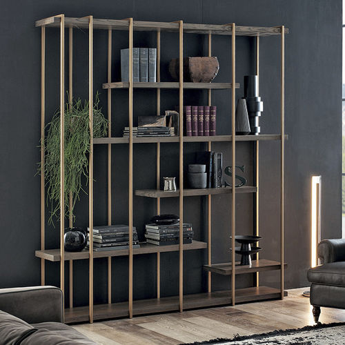 Étagère contemporaine - KAI-KA - Shake Design - en bois / en métal