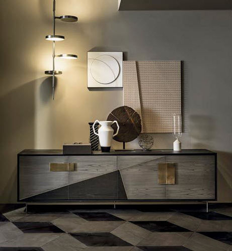 Buffet contemporain - EGO - Shake Design - en bois / en métal