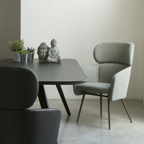 Chaise contemporaine - BALÙ MET XL 053 - Traba' - d'intérieur / en tissu / en cuir