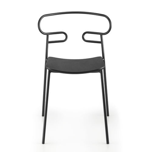 Chaise contemporaine - GENOA MET PU 0047 - Traba' - d'intérieur / d'extérieur / en tissu