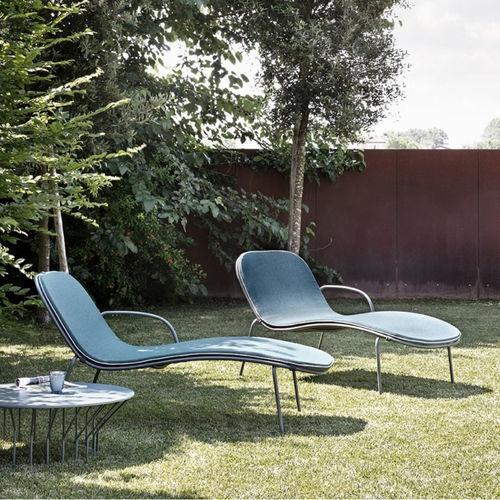 Bain de soleil contemporain - SUNSHINE - Traba' - en tissu / en métal peint / professionnel
