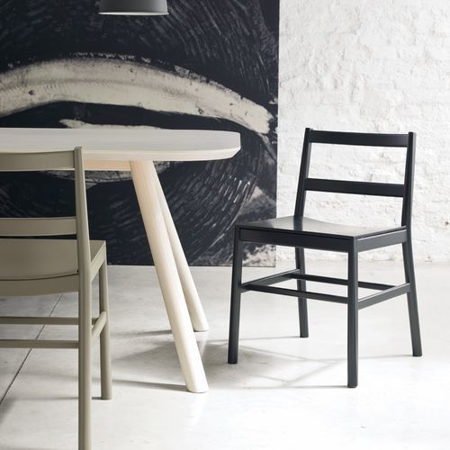 Chaise contemporaine - JULIE 0020-LE - Traba' - d'intérieur / en hêtre / avec piètement en hêtre
