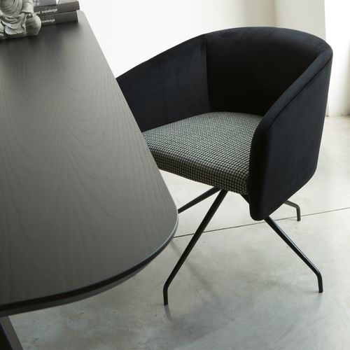 Chaise de bureau contemporaine - BALÙ OFFICE - Traba' - d'intérieur / en tissu / en cuir