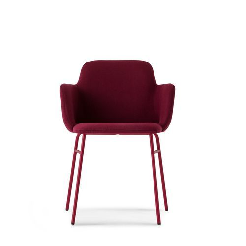 Chaise contemporaine - BARDOT MET TU CB UPH 0034 - Traba' - d'intérieur / en tissu / en cuir