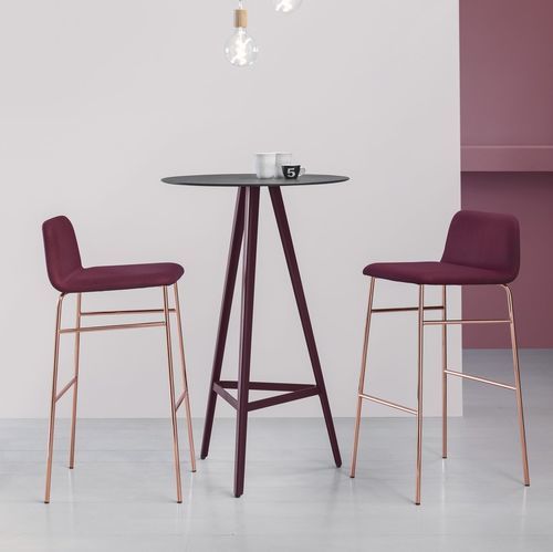 Chaise de bar contemporaine - BARDOT MET TU 036 - Traba' - d'intérieur / de cuisine / en tissu
