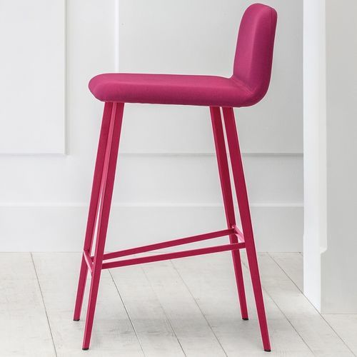 Chaise de bar contemporaine - BARDOT MET 0031 - Traba' - d'intérieur / de cuisine / en tissu