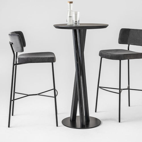 Table mange-debout contemporaine - FAST FOOD NIELS 0124/R - Traba' - en HPL / en frêne / en hêtre