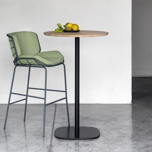 Chaise de bar d'extérieur - SKIN MET - Traba' - contemporaine / d'intérieur / en tissu