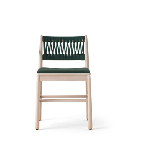 Chaise contemporaine - JULIE 0025 in-imb - Traba' - d'intérieur / en velours / en cuir