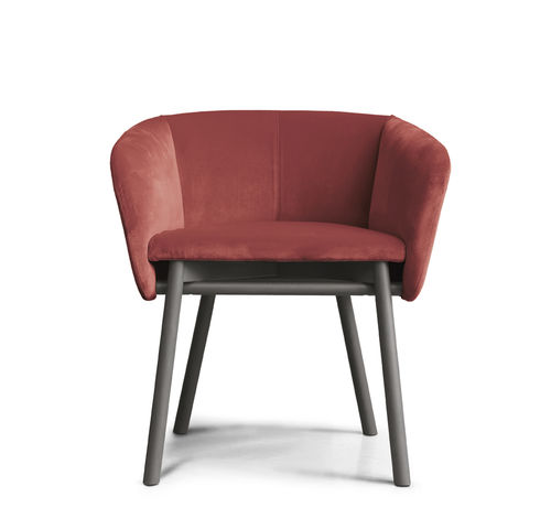 Chaise contemporaine - BALÙ 0050 - Traba' - d'intérieur / en tissu / en cuir