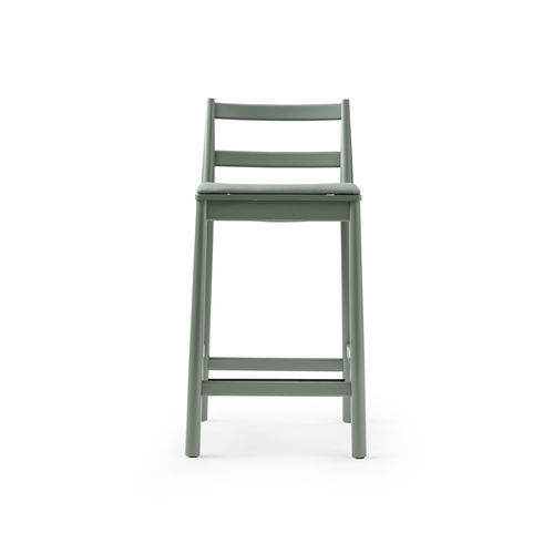Chaise de bar design scandinave - STOOL JULIE 0027-IMB - Traba' - d'intérieur / en tissu / en cuir