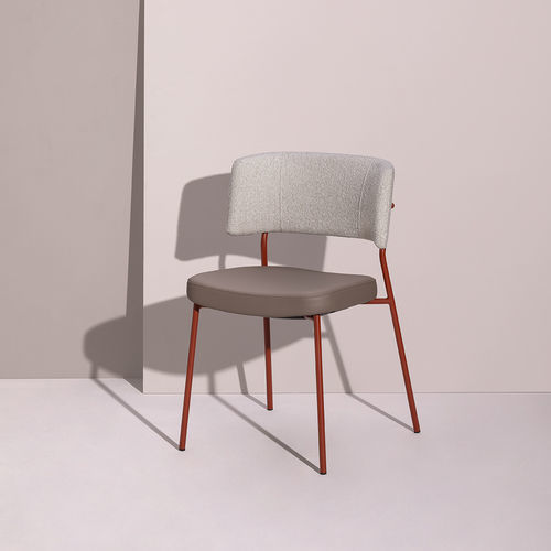 Chaise empilable - MARLEN MET - Traba' - contemporaine / d'intérieur / en tissu