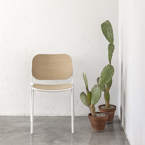 Chaise moderne - METIS - Traba' - d'intérieur / en métal / en chêne