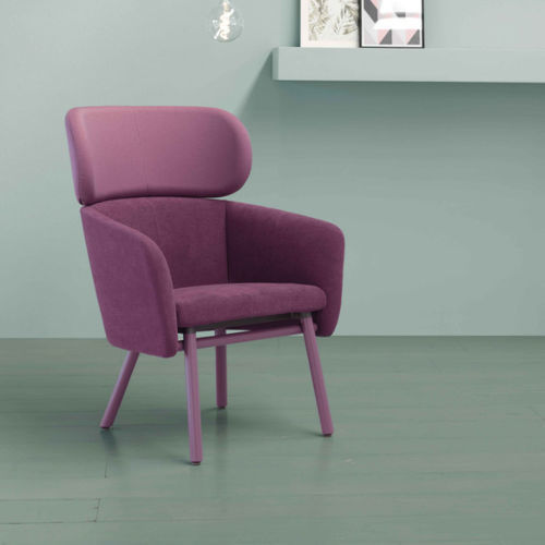 Fauteuil moderne - BAL&Ugrave; - Traba' - en mousse de polyuréthane / en hêtre / haut de gamme