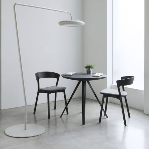 Table bistrot contemporaine - AKY CONTRACT 3 - Traba' - en métal / avec piètement en bois / avec piètement en métal