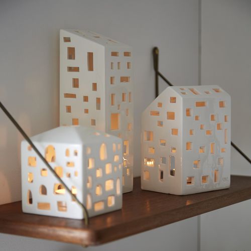 Photophore en céramique - URBANIA : FUNKIS - Kahler Design