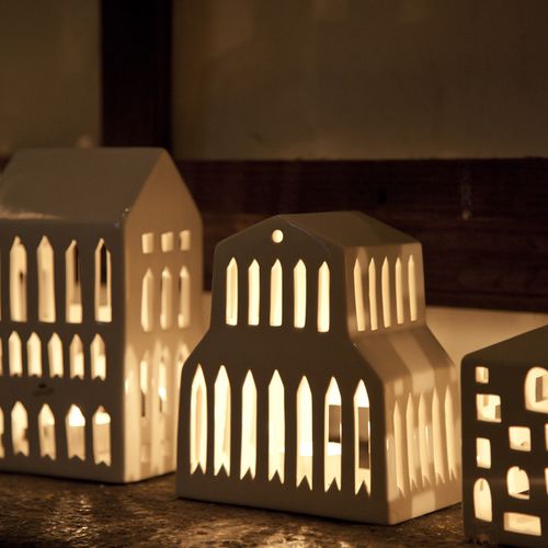 Photophore en céramique - URBANIA : BASILICA - Kahler Design