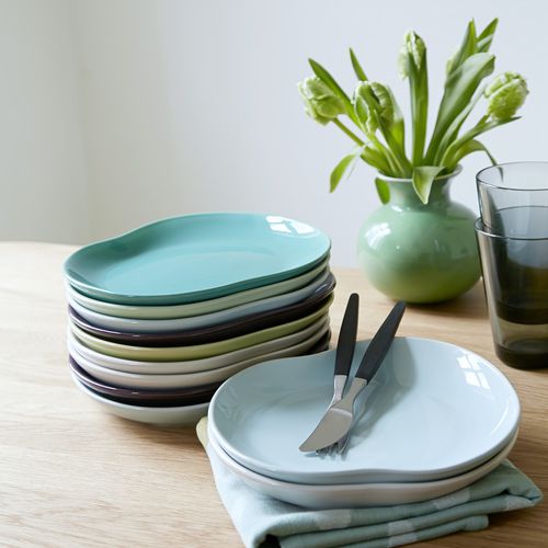 Assiette à dîner - MANO - Kahler Design - en céramique / professionnelle / uni