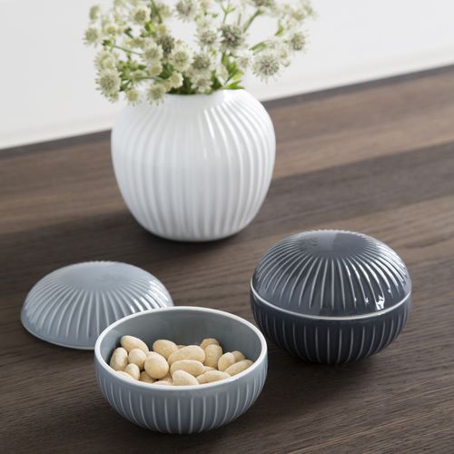 Boîte de rangement en céramique - HAMMERSHØI - Kahler Design