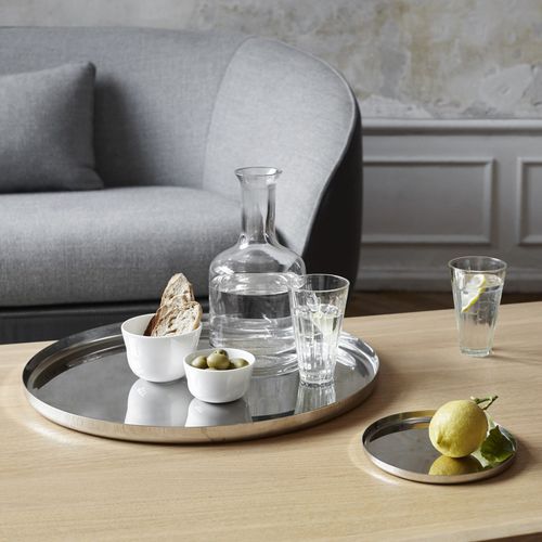 Plateau de service en acier inoxydable - KAOLIN - Kahler Design - à usage domestique