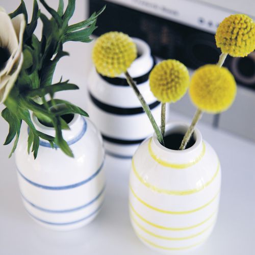 Vase contemporain - OMAGGIO - Kahler Design - en céramique / blanc