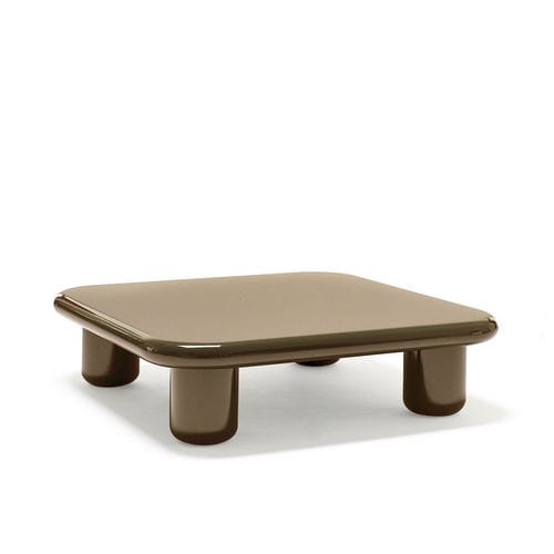 Table basse contemporaine - BILBAO - Mogg - en bois laqué brillant / avec piètement en polyuréthane / rectangulaire