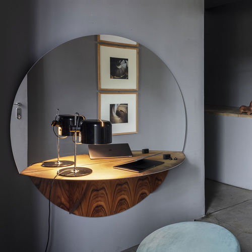 Miroir mural - BRAME - Mogg - contemporain / rond / ovale