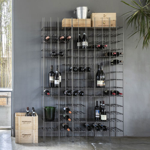 Étagère à bouteilles de vin - METRICA - Mogg - contemporaine / en métal