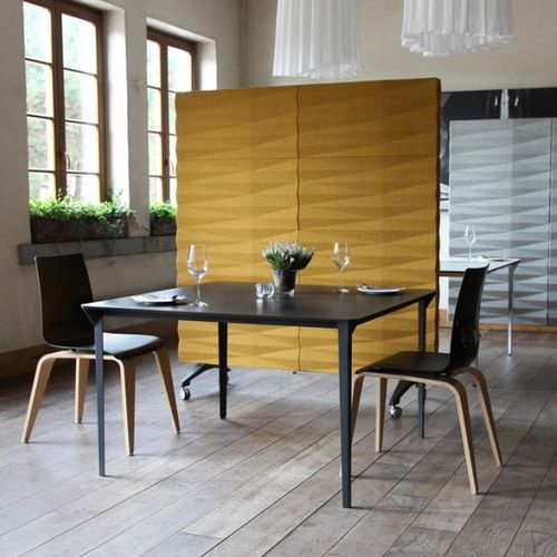 Cloison mobile - WALL_1 - vank - vitrée / en tissu / professionnelle