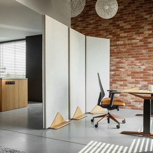 Cloison modulaire - WALL_3 - vank - mobile / en tissu / professionnelle