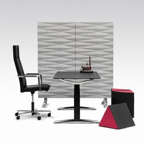 Table contemporaine - MOVE - vank - en métal / avec piètement en métal / rectangulaire