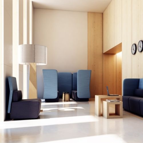 Canapé modulable - MONT - vank - contemporain / en tissu / à dossier haut