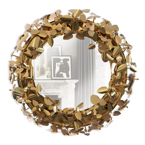 Miroir mural - MCQUEEN - LUXXU MODERN DESIGN & LIVING - pour hôtel / pour salon d'esthétique / contemporain