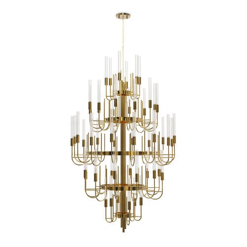 Lustre contemporain - GALA - LUXXU MODERN DESIGN & LIVING - en cristal / en laiton