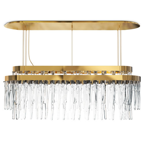 Lustre contemporain - BABEL SNOOKER - LUXXU MODERN DESIGN & LIVING - en cristal / en laiton