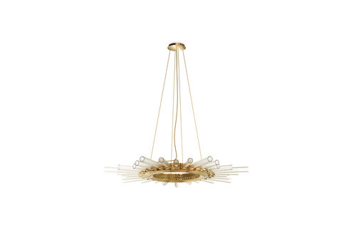 Lustre contemporain - MAJESTIC - LUXXU MODERN DESIGN & LIVING - en cristal / en laiton
