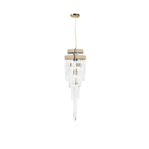 Suspension - BABEL - LUXXU MODERN DESIGN & LIVING - en laiton / en laiton plaqué or / en cristal
