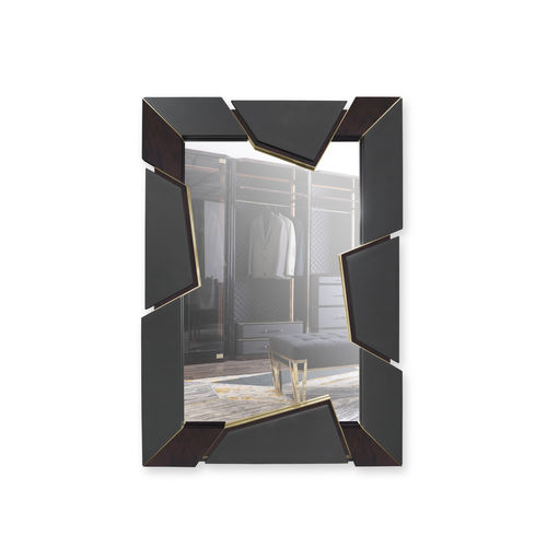 Miroir mural - ATHOS - LUXXU MODERN DESIGN & LIVING - contemporain / rectangulaire / en bois
