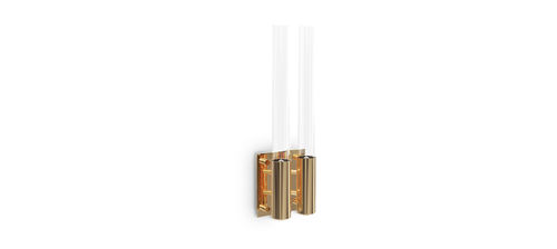 Applique murale contemporaine - Burj II Wall Lamp - LUXXU MODERN DESIGN & LIVING - d'intérieur / en laiton / en cristal