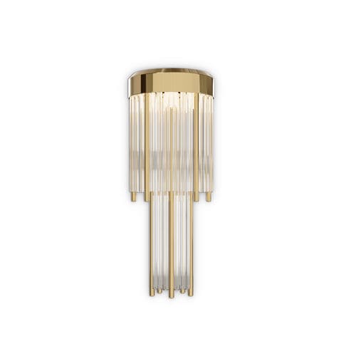Applique murale contemporaine - PHARO SMALL - LUXXU MODERN DESIGN & LIVING - d'intérieur / en laiton / en cristal