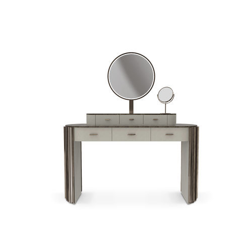 Coiffeuse contemporaine - Empire - LUXXU MODERN DESIGN & LIVING - en laiton / en bronze / en cuir