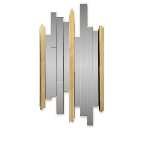 Miroir mural - EMPIRE - LUXXU MODERN DESIGN & LIVING - contemporain / en laiton / doré
