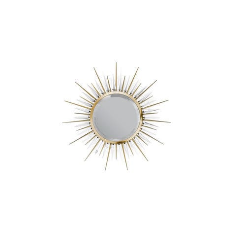 Miroir mural - EXPLOSION - LUXXU MODERN DESIGN & LIVING - contemporain / rond / en laiton