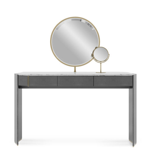 Coiffeuse contemporaine - Algerone - LUXXU MODERN DESIGN & LIVING - en bois / en laiton poli / en marbre